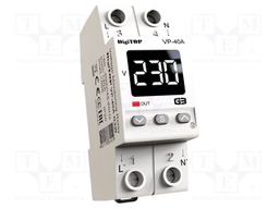 Voltage monitoring relay; undervoltage,overvoltage; 230VAC