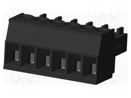 Connector: pluggable terminal block; plug; female; straight; 300V