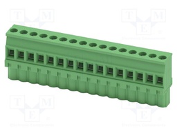 PCB connector, nominal cross section: 2.5 mm?, color: green,