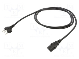 POWER CORD, SEV 1011-IEC C13, 1.8M, 10A