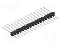 Connector: pin strips; pin header; male; PIN: 17; 2.54mm; SMT; 1x17