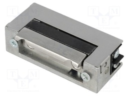 Electromagnetic lock; 19÷25VDC; V: with adjustable hook; H: 67mm