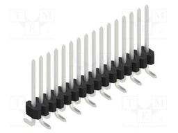 Connector: pin strips; pin header; male; PIN: 16; 1.27mm; SMT; 1x16