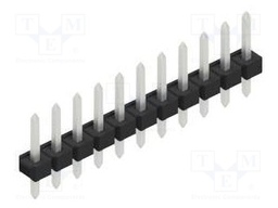 Connector: pin strips; pin header; male; PIN: 11; 2.54mm; THT; 1x11