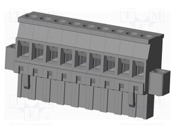 Connector: pluggable terminal block; plug; female; angled 90°