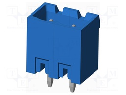 Connector: pluggable terminal block; socket; male; on PCBs