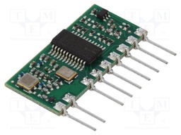 Module: RF; FM transceiver; ASK,OOK; 868.3MHz; serial; -107dBm