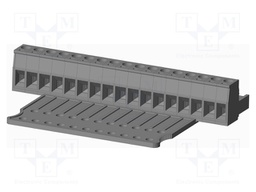 Connector: pluggable terminal block; plug; female; straight; grey