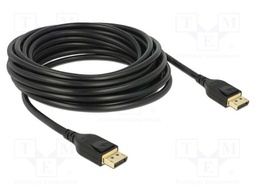 Cable; DisplayPort plug,both sides; DisplayPort 1.4; 5m; black