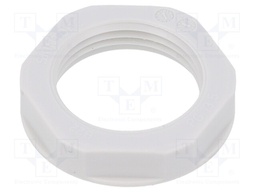 Nut; PG13,5; polystyrene; 27mm; light grey; -20÷70°C; Thread: PG