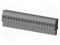Connector: pluggable terminal block; plug; female; angled 90°