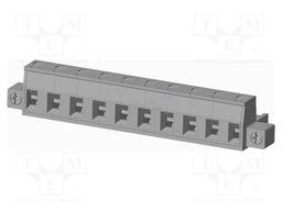 Connector: pluggable terminal block; plug; female; straight; grey