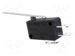Microswitch SNAP ACTION; 25A/250VAC; with lever; SPDT; ON-(ON)