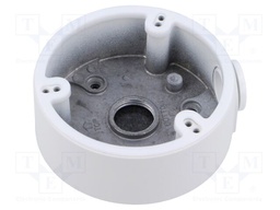 Junction box; Ø90x34.1mm; white; aluminium; Connection: M20