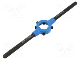 Diestock; Grip capac: M10-M11; L: 260mm; Thk: 11mm; zinc alloy