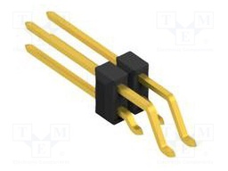 Connector: pin strips; pin header; male; PIN: 4; 2.54mm; SMT; 2x2