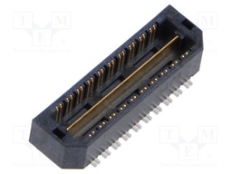Connector: PCB to PCB; male; PIN: 40; 0.5mm; QTH; gold-plated; SMT
