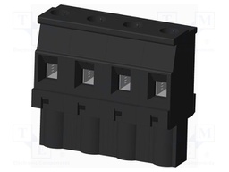 Connector: pluggable terminal block; plug; female; angled 90°