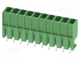 PCB headers, nominal cross section: 4 mm?, color: green, nom