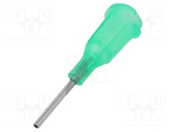 Needle: steel; 0.5"; Size: 18; straight; 0.84mm; Mounting: Luer Lock