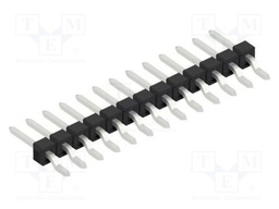 Connector: pin strips; pin header; male; PIN: 13; 2.54mm; SMT; 1x13