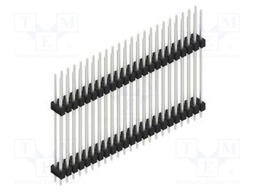 Connector: pin strips; pin header; male; PIN: 46; 2.54mm; THT; 2x23