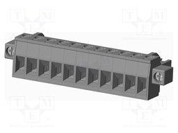 Connector: pluggable terminal block; plug; female; straight; grey