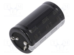 Capacitor: electrolytic; supercapacitor; 360F; 2.8VDC; ESR: 2.7mΩ