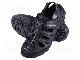 Sandals; Size: 39; black; knitwear,PU