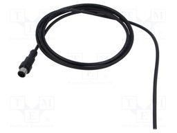 Connector: M12; plug; male; straight; Plating: gold-plated; cables