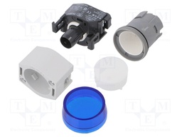 Control lamp; 22mm; 04; -40÷55°C; Ø22.3mm; IP65; Colour: blue