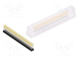 Connector: pin strips; pin header; male; PIN: 56; 2.54mm; SMT; 2x28