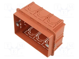 Enclosure: junction box; 71mm; for wall mounting; plastic; IP20