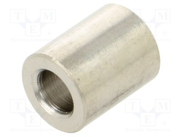 Spacer sleeve; 4.3mm; cylindrical; stainless steel; Øint: 8mm