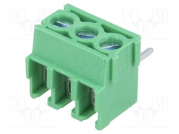 PCB terminal block; straight; 3.5mm; ways: 3; on PCBs; 1.5mm2; 200V