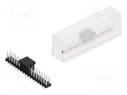 Connector: pin strips; pin header; male; PIN: 34; 2mm; SMT; 2x17