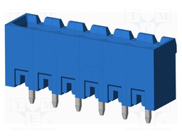 Connector: pluggable terminal block; socket; male; on PCBs