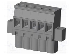 Connector: pluggable terminal block; plug; female; angled 90°