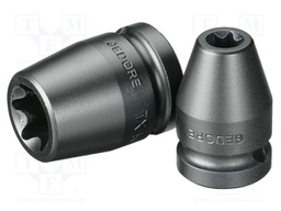 Socket; socket spanner,Torx®,impact; E10; 1/2"; 38mm; steel