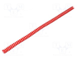 Rope; polypropylene; Ørope: 10mm; L: 100m; with a core; white-red