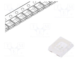 LED; SMD; 2835; green; 3800÷4300mcd; 2.8x3.5x0.75mm; 120°; 2.8÷3.6V