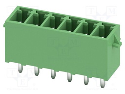 PCB headers, nominal cross section: 1.5 mm?, color: green, n