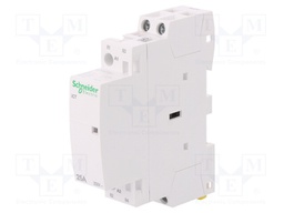 Contactor: 2-pole installation; NC x2; 230÷240VAC; 25A; DIN; ICT