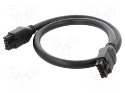 Cable; Mega-Fit; female; PIN: 10; Len: 1m; 10A; Insulation: PVC; 12AWG