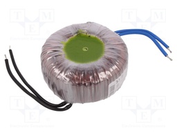 Transformer: toroidal; 150VA; 230VAC; 24V; 6.25A; 1.7kg; Ø: 102mm
