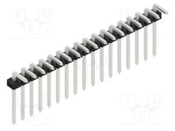 Connector: pin strips; pin header; male; PIN: 17; 2mm; THT; 1x17