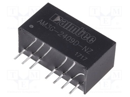 Converter: DC/DC; 3W; Uin: 18÷36V; Uout: 9VDC; Uout2: -9VDC; SIP8