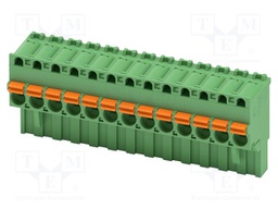 PCB connector, nominal cross section: 2.5 mm?, color: green,