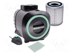 Device: fume extractor; Plug: EU,UK; 297m3/h; 150W; 55dBA; ESD