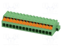 PCB connector, nominal cross section: 2.5 mm2, color: green,